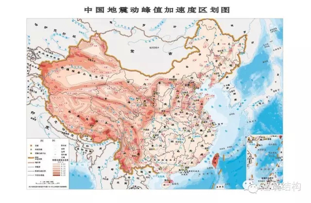 中国地震动参数区划图