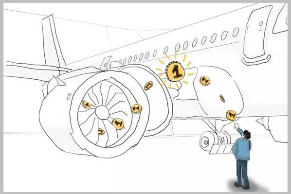 图2 - 一位灵魂画手认为抛硬币的现场可能是这样的(图片来源:搜狐新闻)